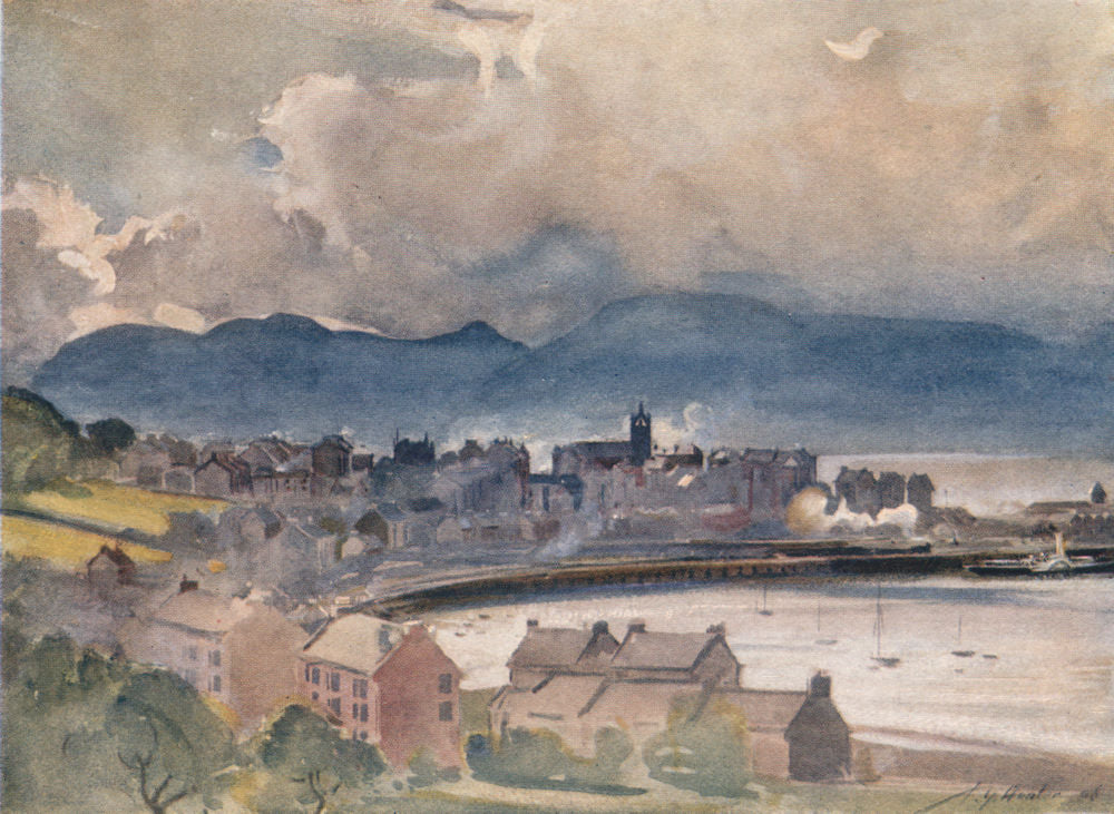 GREENOCK. 'Gourock' by John Young-Hunter. Scotland 1907 old antique print
